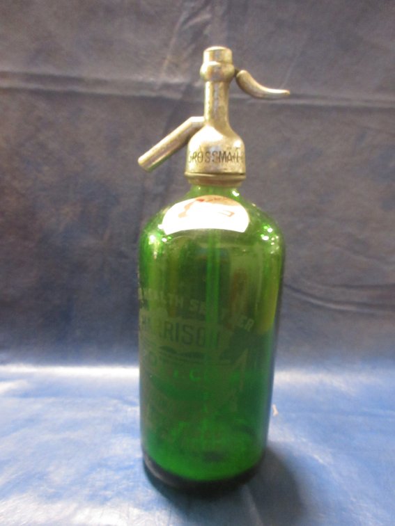 Harrison Bott Co. Brooklyn NY seltzer bottle