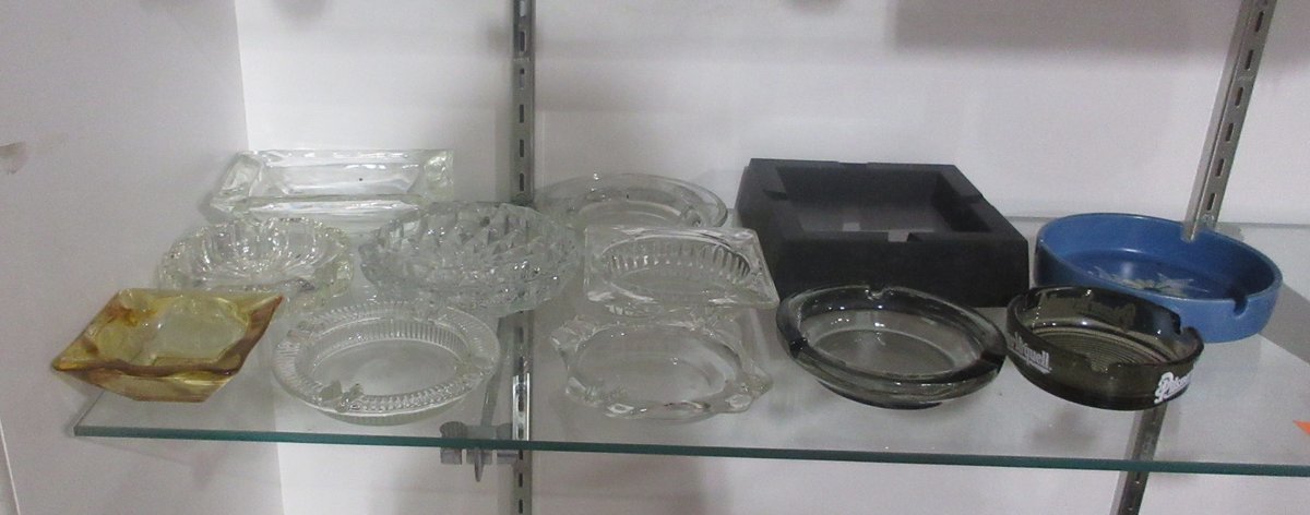 (12) Vintage ashtrays