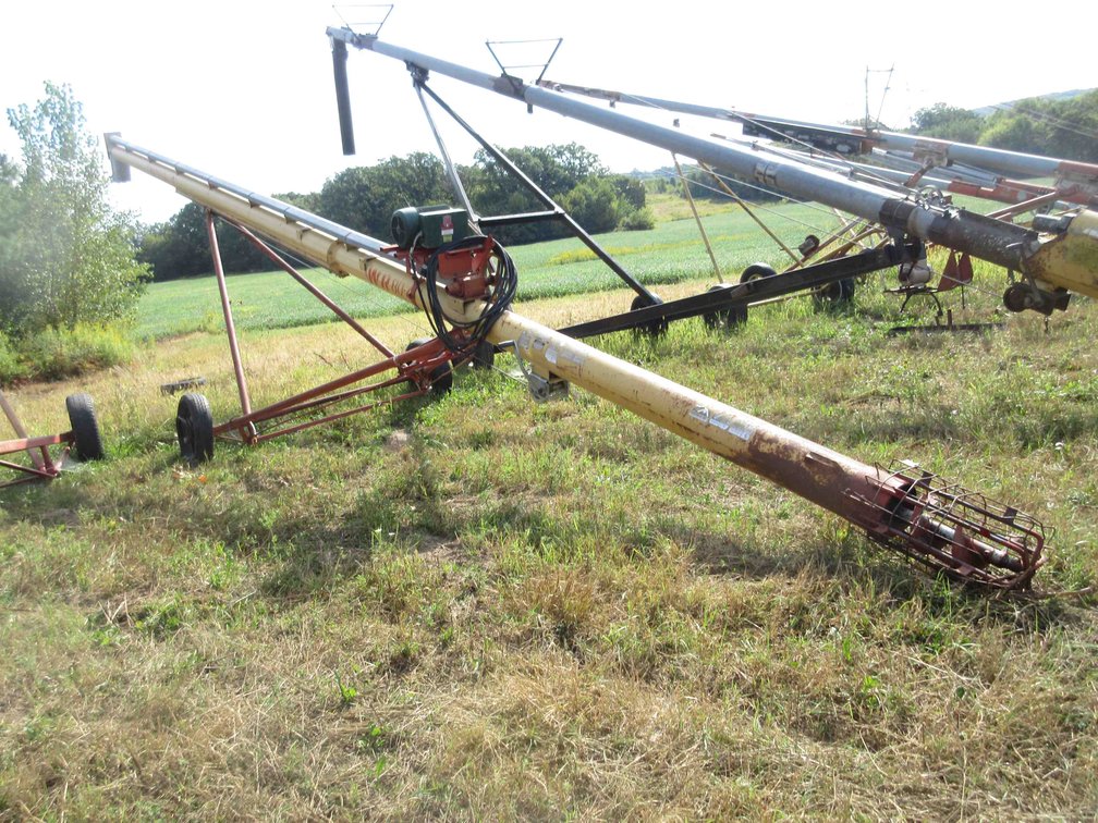 Westfield WR80-41 grain auger on transport