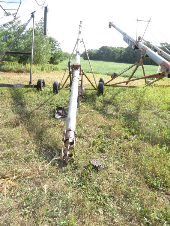 24ft Grain auger on transport