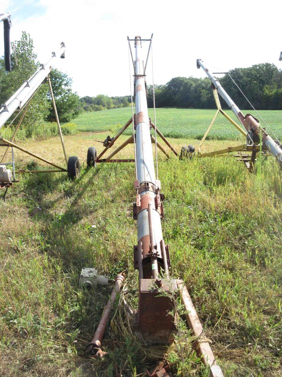 55ft Grain auger on transport