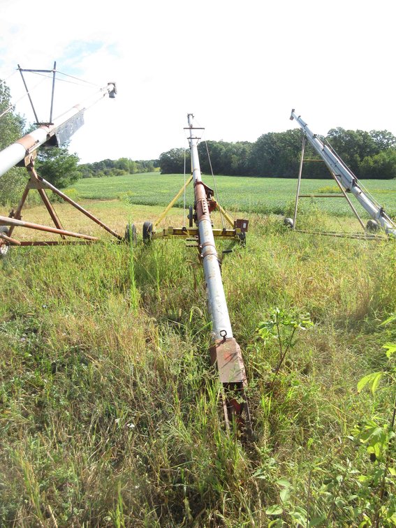 50ft Grain auger on transport