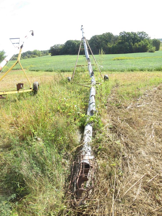60ft Grain auger on transport