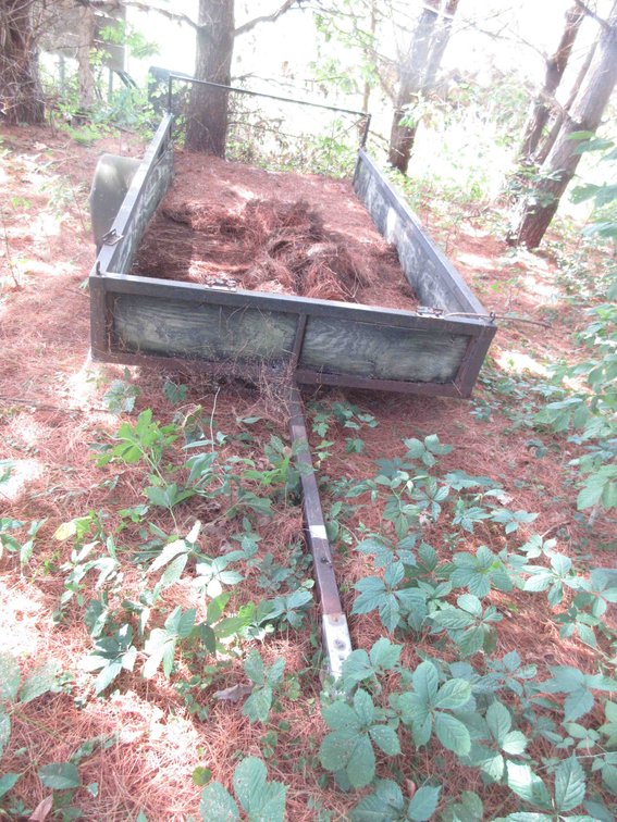 Homemade single axle trailer (no title)