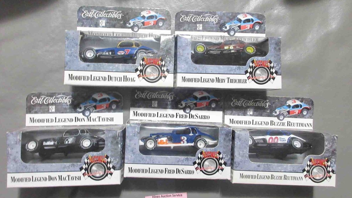 (5) Ertl Nutmeg modified race car die-cast