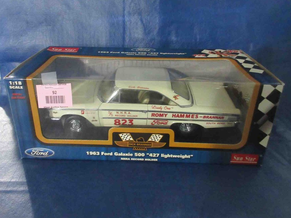 Sun Star 1963 Ford Galaxie 500 "427 Lightweight"  "Lively-One die-cast