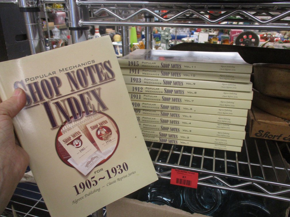 Set of Popular Mechanics Shop Notes books