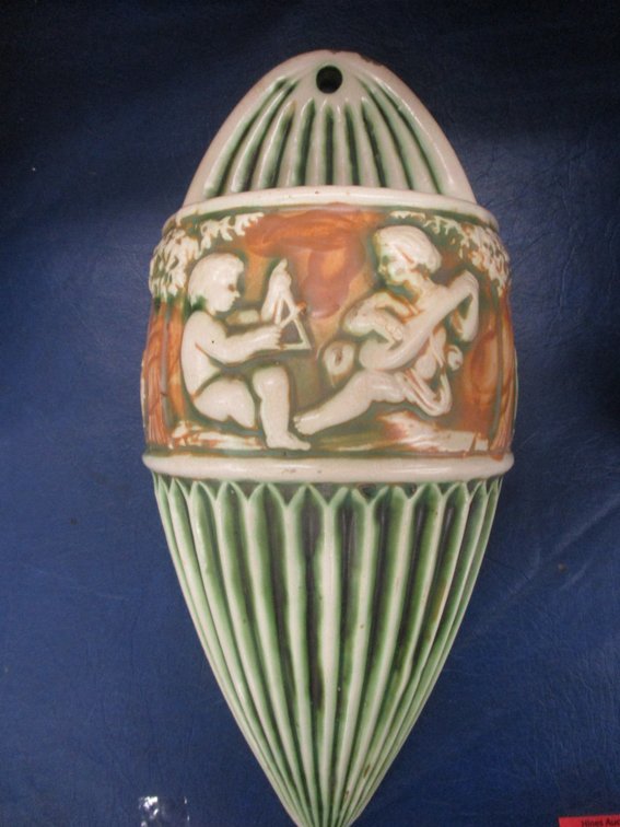 Roseville Pottery Donatelle wall pocket