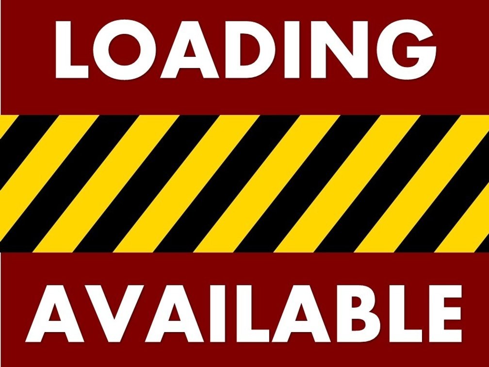 Loading will be available for some items.