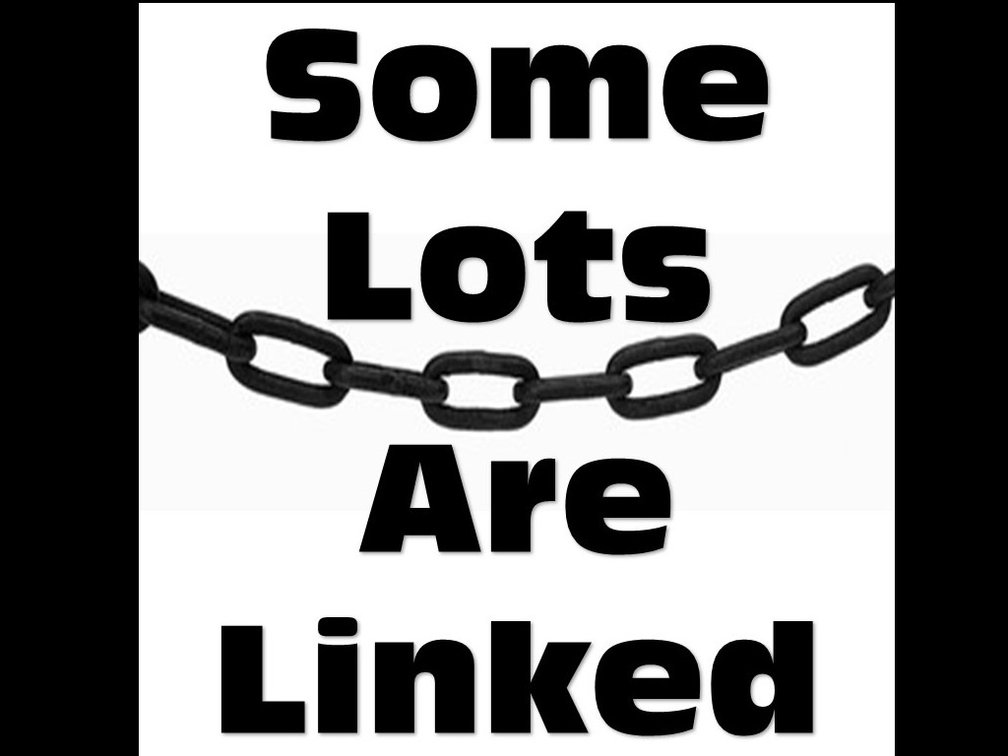 Some lots are linked together