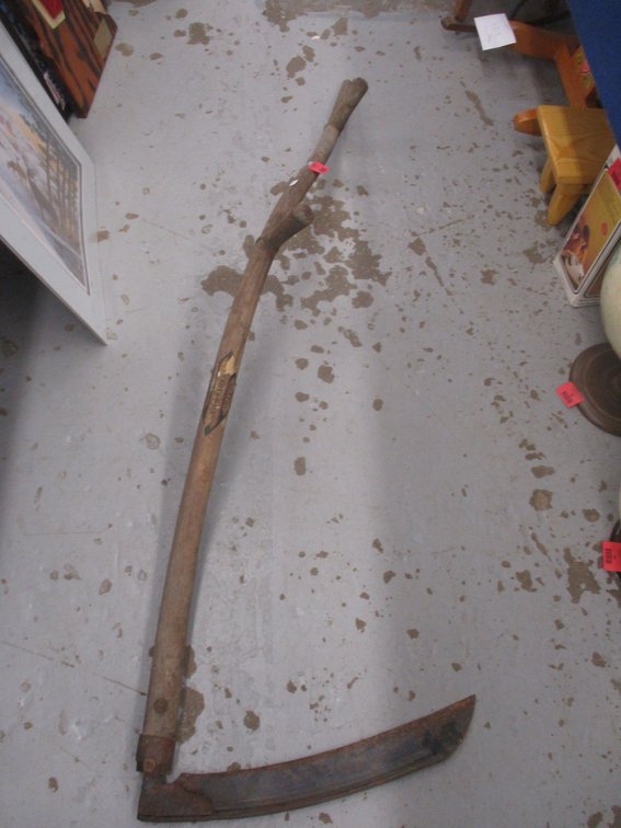Antique scythe