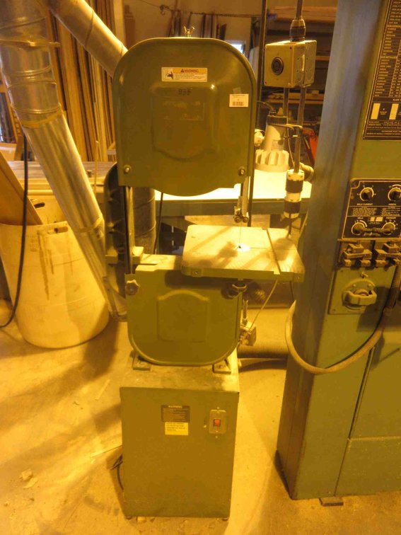 13" Band saw on stand