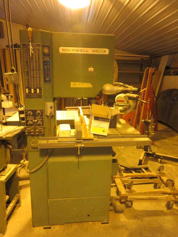 Rockwell Delta 20" band saw (day 2 removal only)