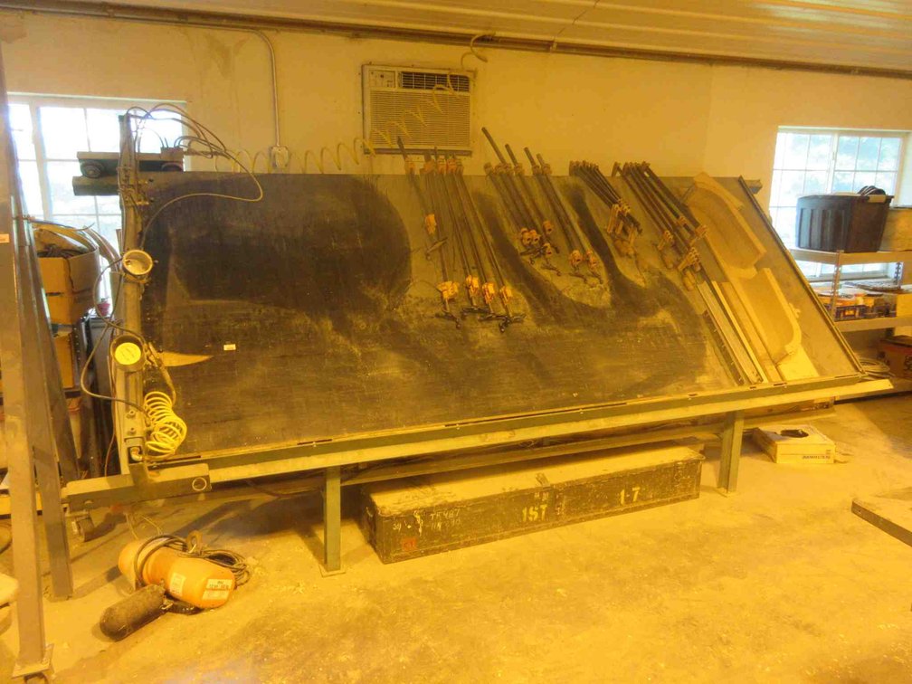 Ritter R200 air actuated clamp table (day 2 removal only)