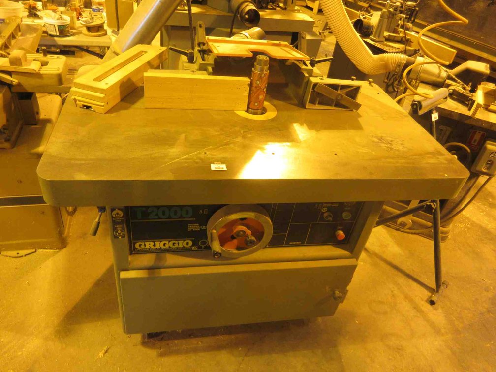 Griggio T200 heavy duty single spindle wood shaper (day 2 removal only)