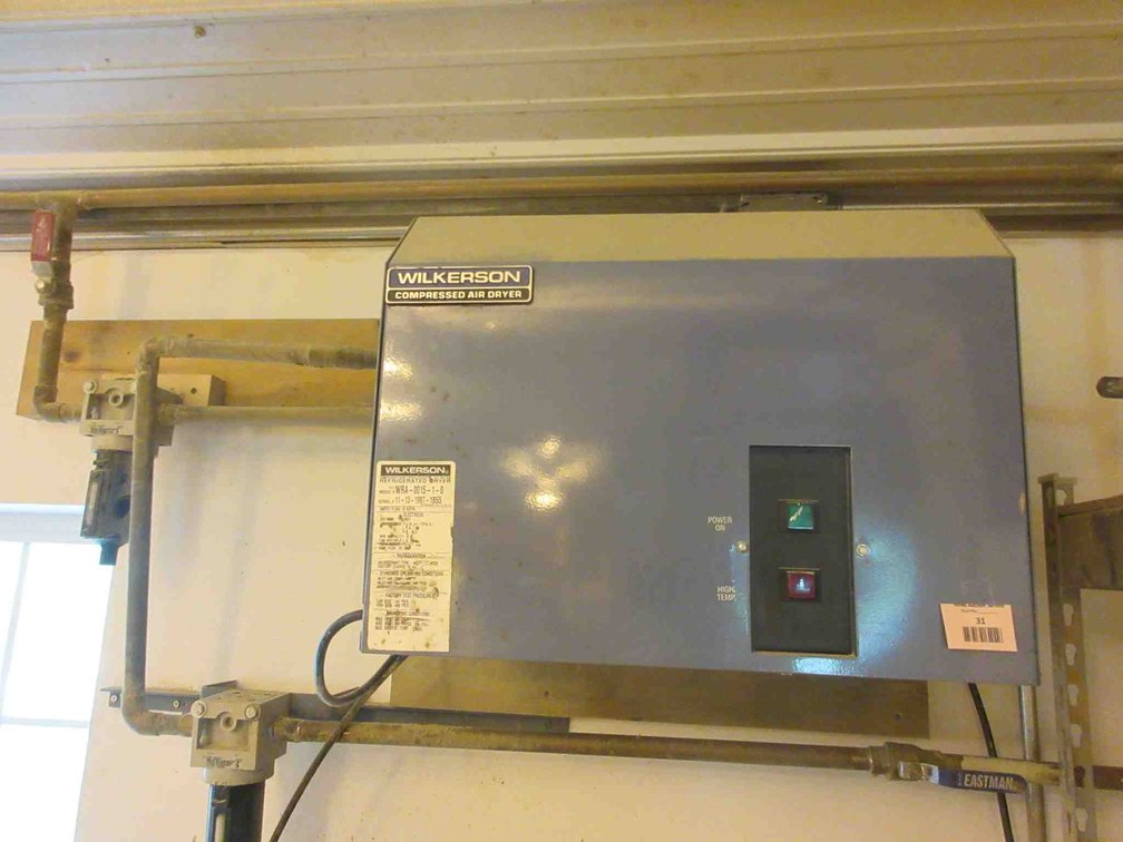Wilkerson compressed air dryer (day 2 removal only)