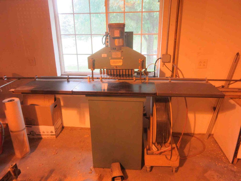 Ritter Manufacturing R-12F 12-head multi spindle boring press (day 2 removal only)
