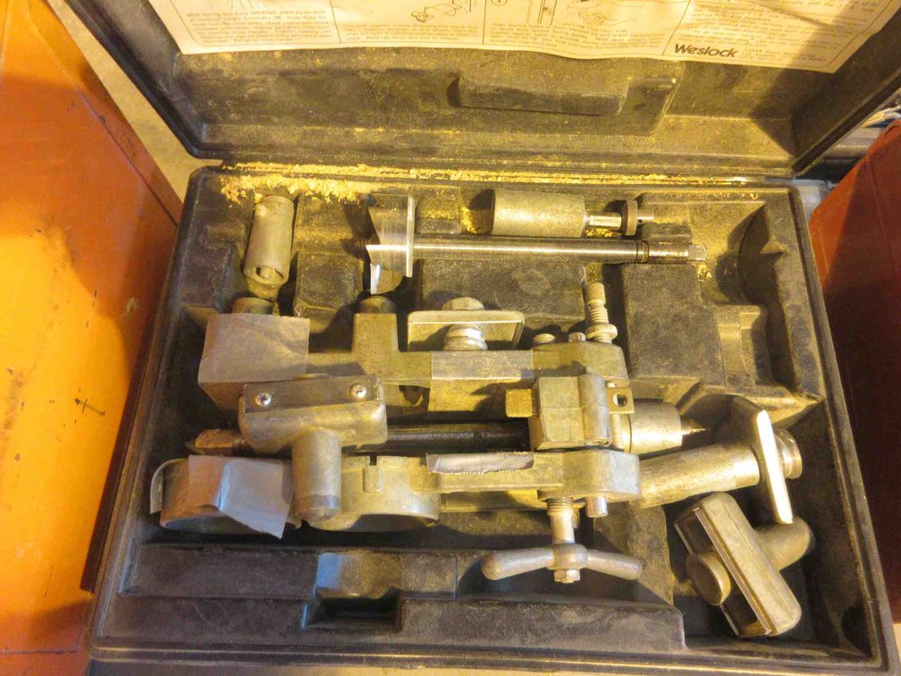 Weslock door knob boring kit