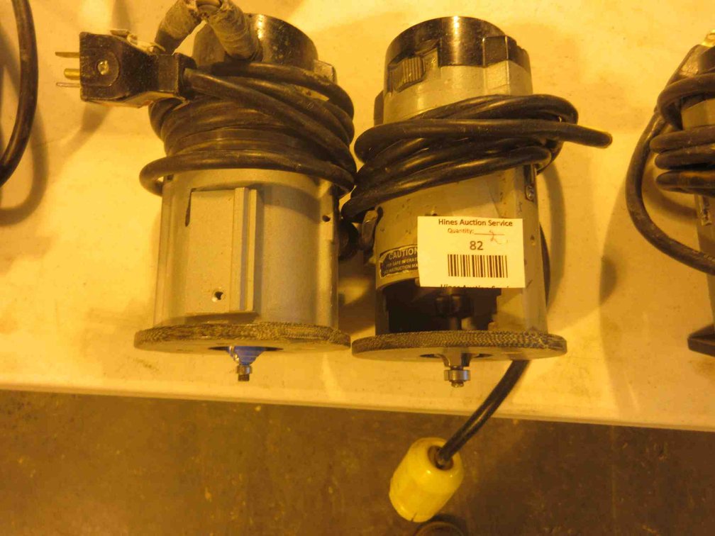 (2) Porter Cable laminate routers