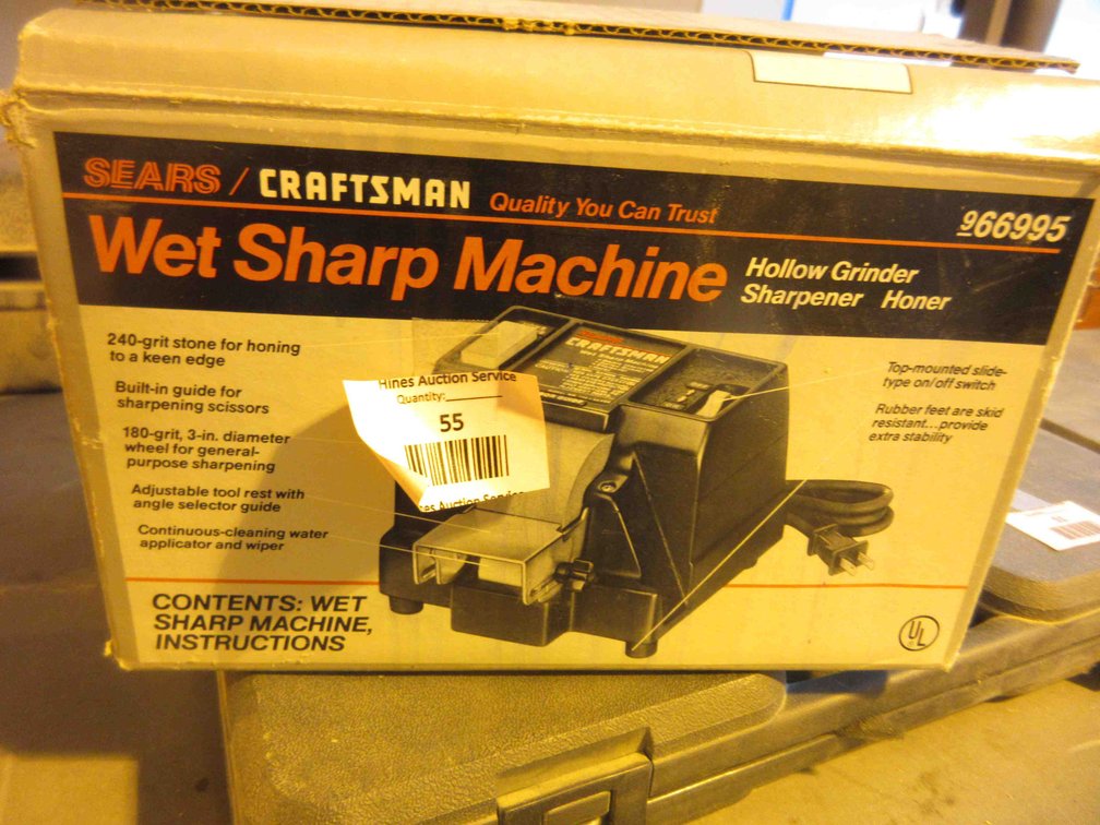 Craftsman wet sharp machine