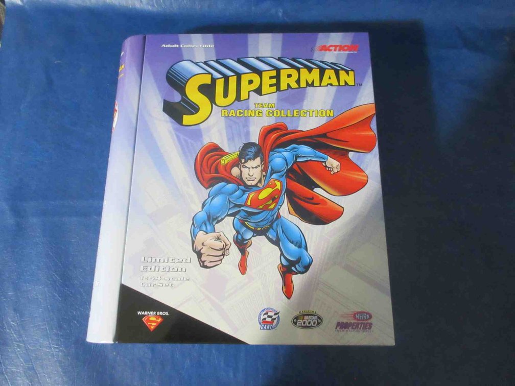 Action Racing Superman team racing collection die-cast in tin