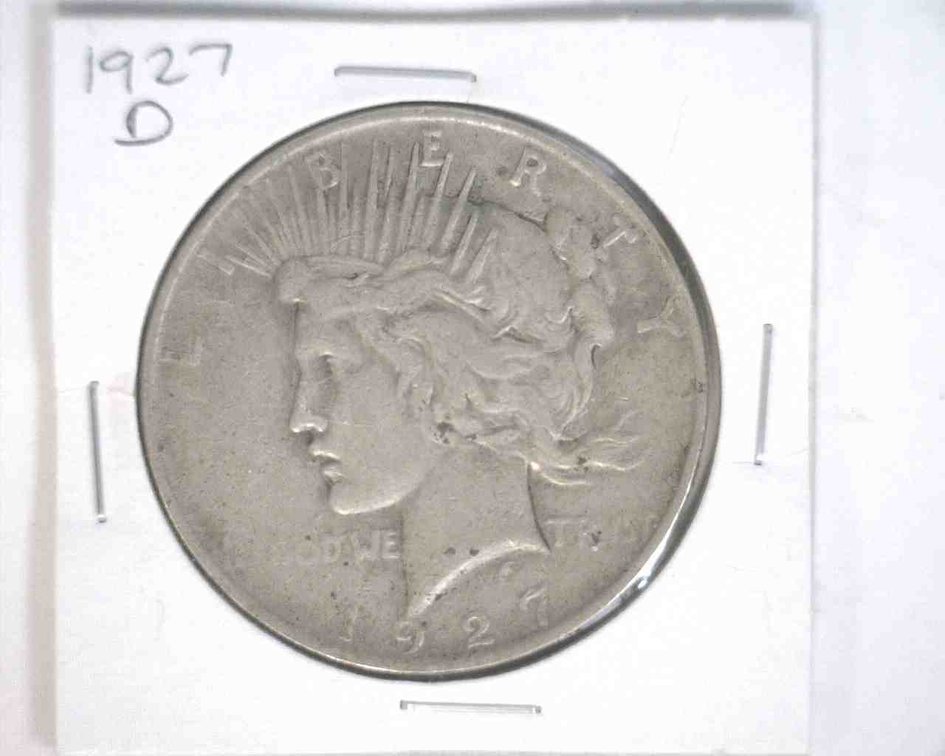 1927-D Peace dollar