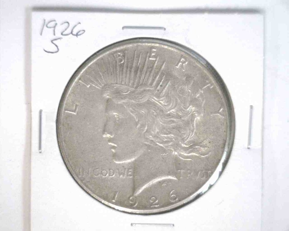 1926-S Peace dollar