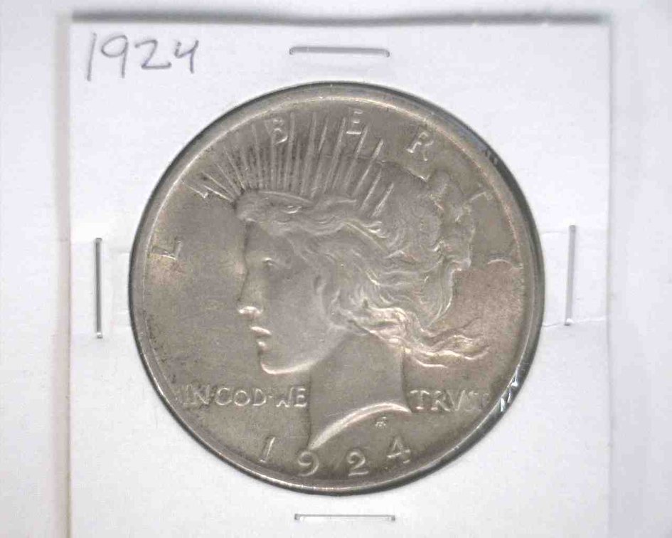 1924 Peace dollar