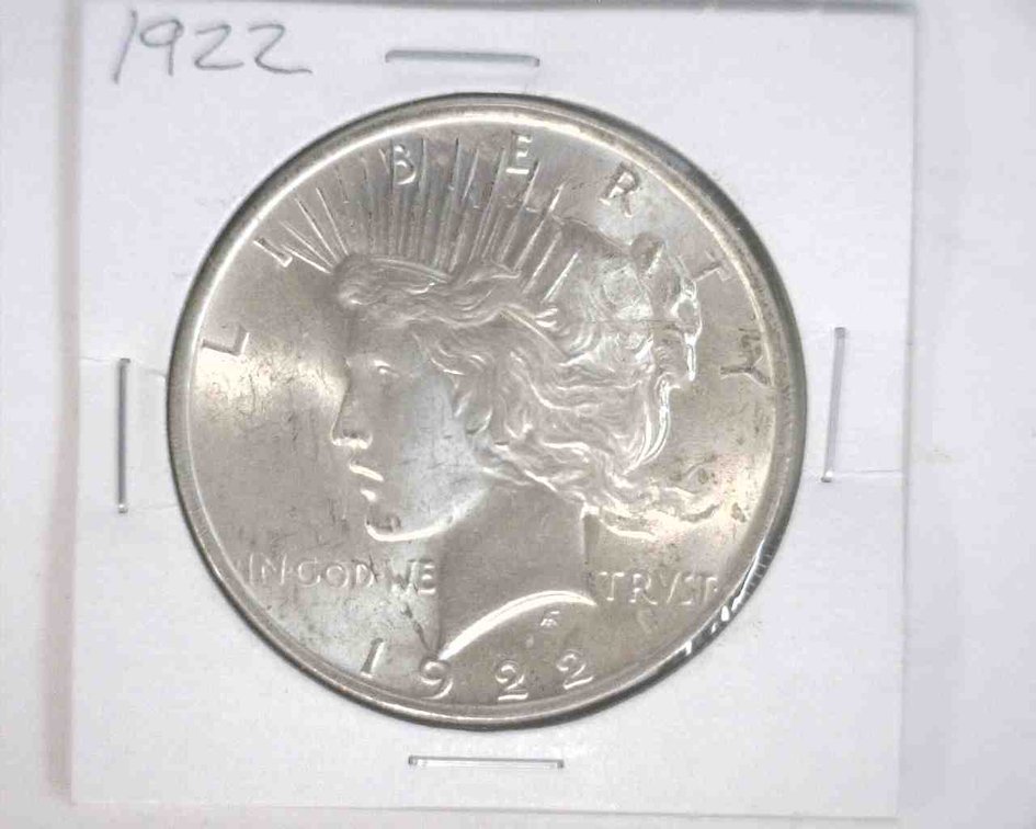 1922 Peace dollar