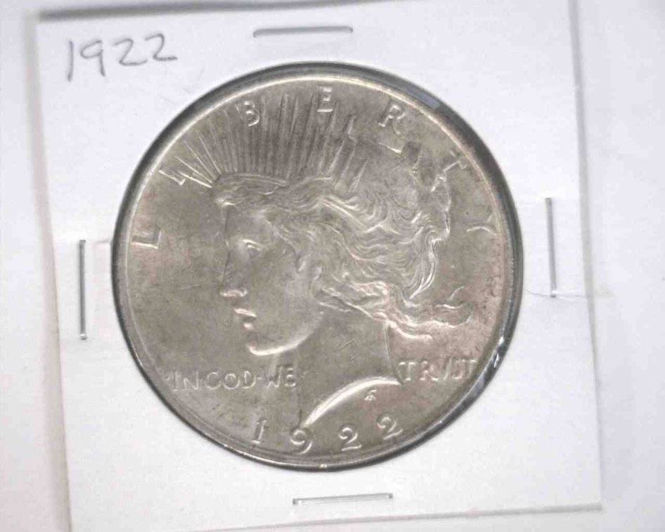 1922 Peace dollar
