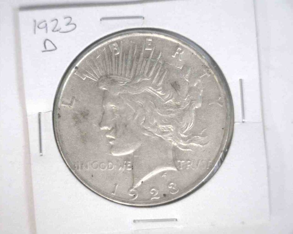 1923-D Peace dollar