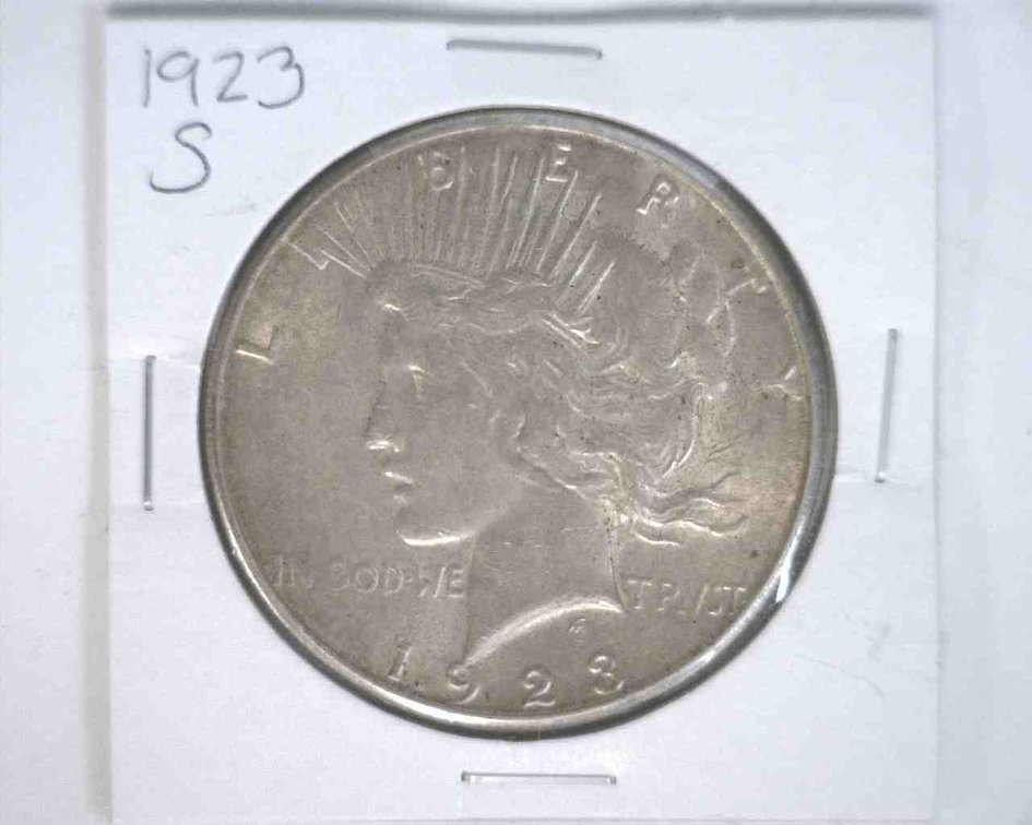 1923-S Peace dollar