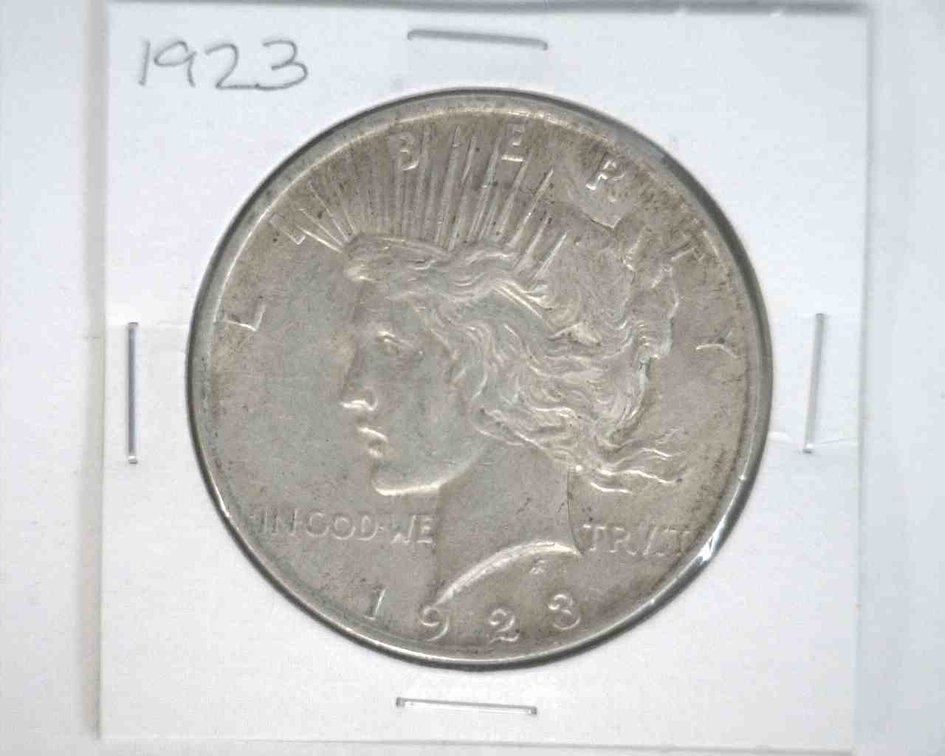 1923 Peace dollar