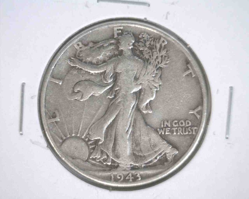 1943 Walking Liberty half dollar