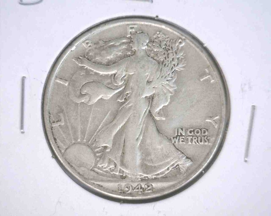 1942-D Walking Liberty half dollar