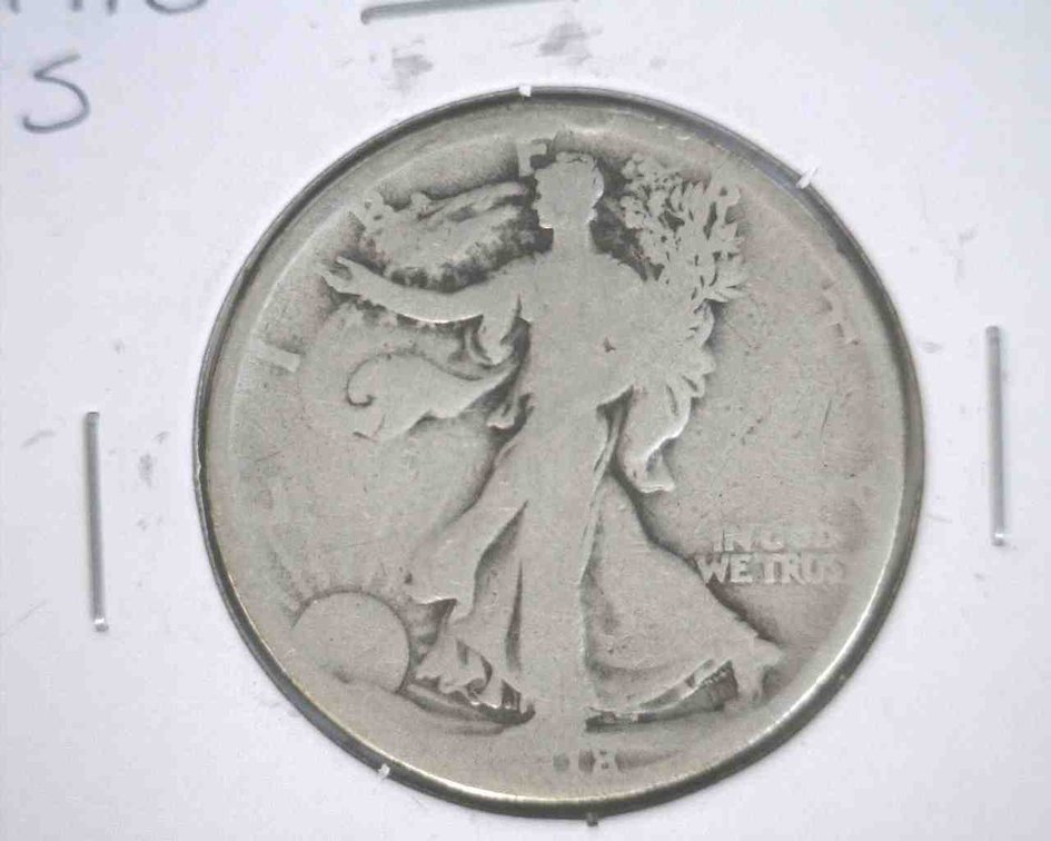 1918-S Walking Liberty half dollar
