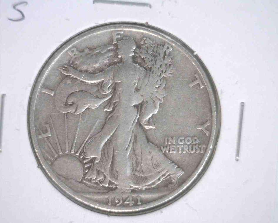 1941-S Walking Liberty half dollar