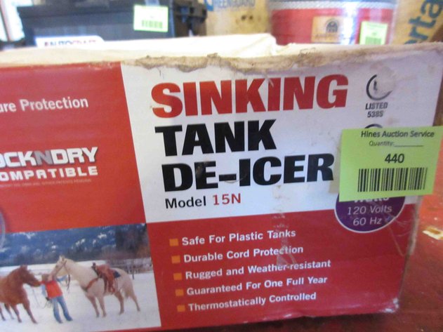 Image for Sinking tank de-icer