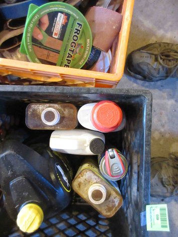 Image for (4) Milk crates with contents