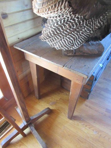 Image for Antique wood harvest table