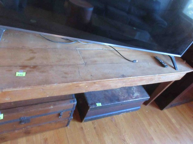 Image for Antique wood harvest table