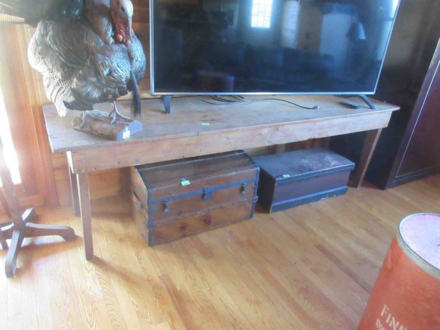 Image for Antique wood harvest table