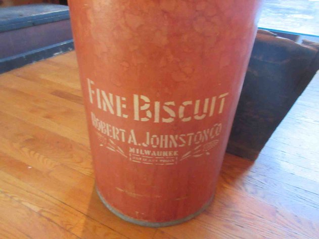 Image for Robert A. Johnston Co. Fine Biscuit cardboard barrel
