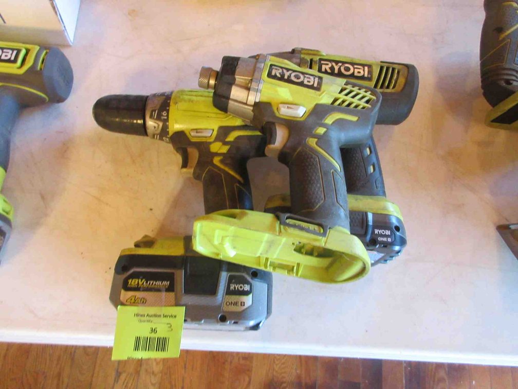 Ryobi 18V cordless tool group