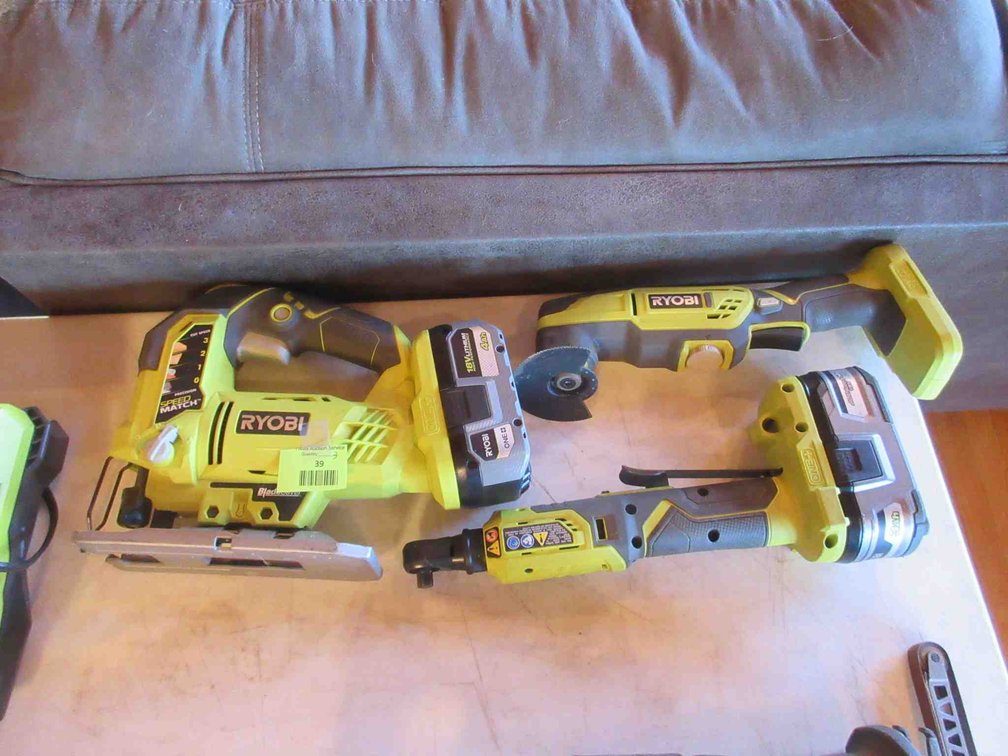 Ryobi 18V cordless tool group