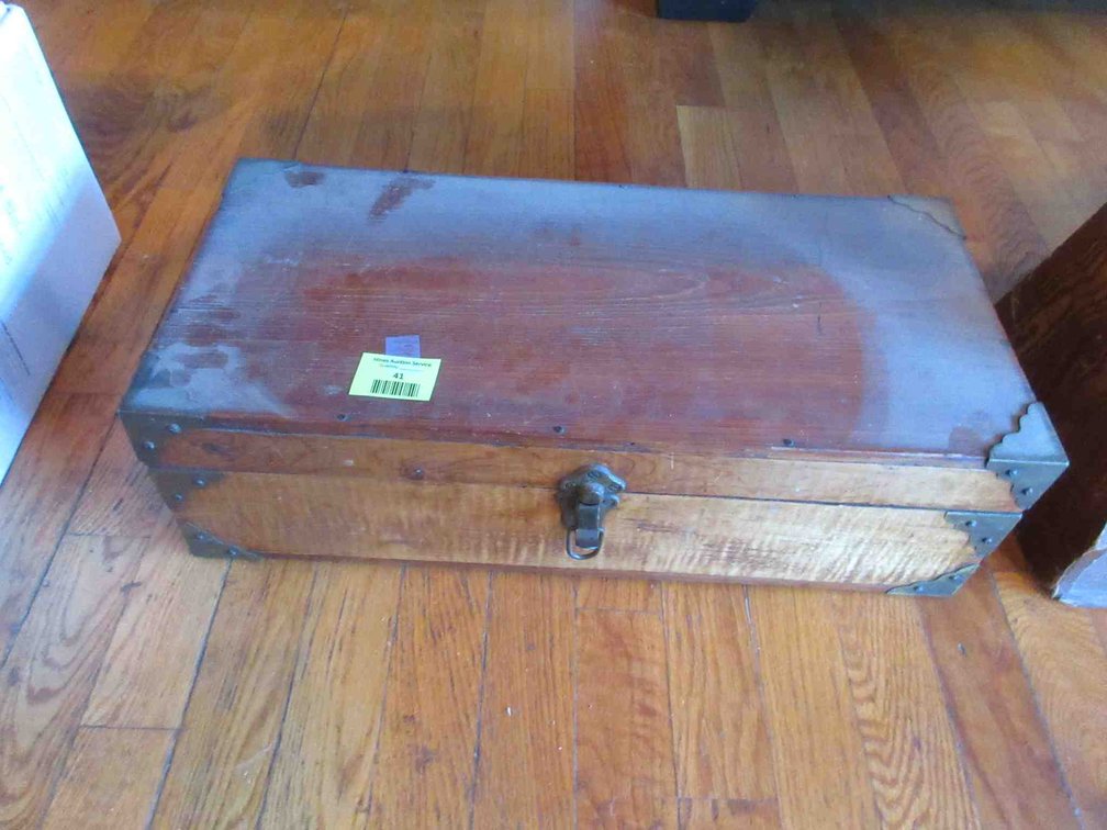 Antique wood box