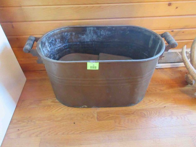 Image for Copper boiler with split lid