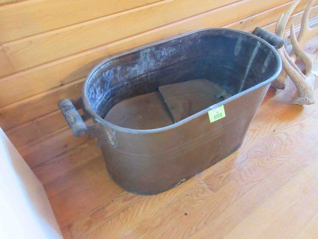 Image for Copper boiler with split lid