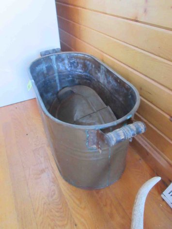 Image for Copper boiler with split lid