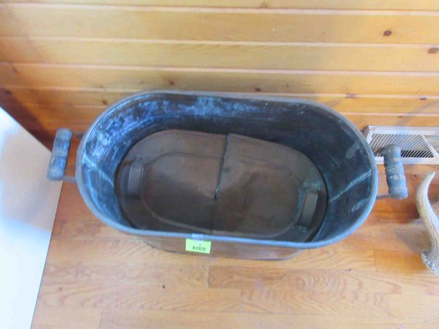 Image for Copper boiler with split lid